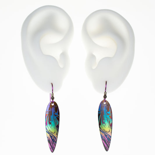 Ti2 Swirl Earring Pair