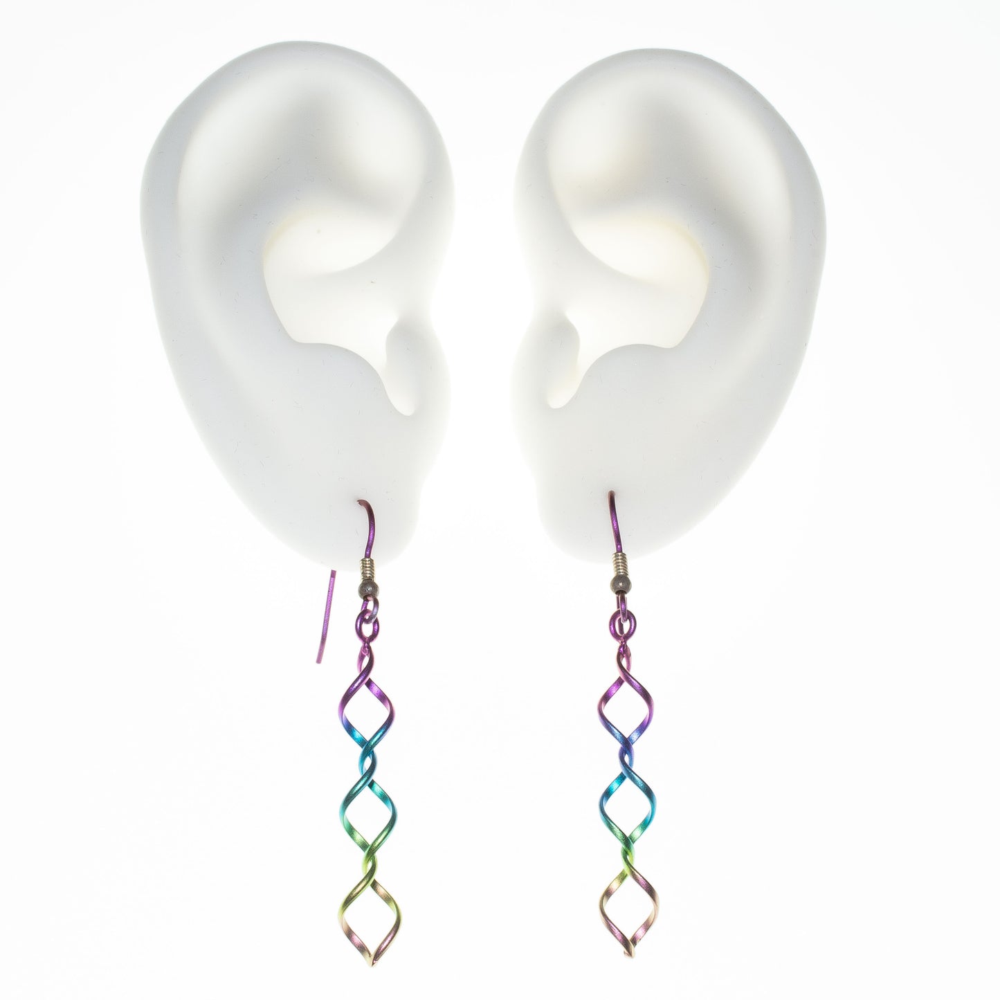 Ti2 Curl Loop Earring Pair