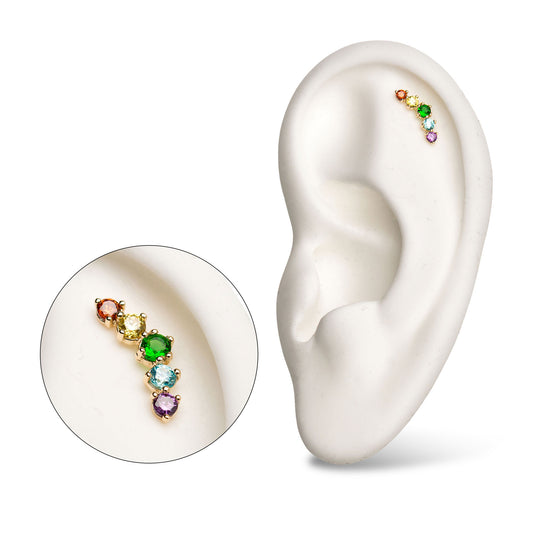 Invictus 14Kt Gold Rainbow Prium Top