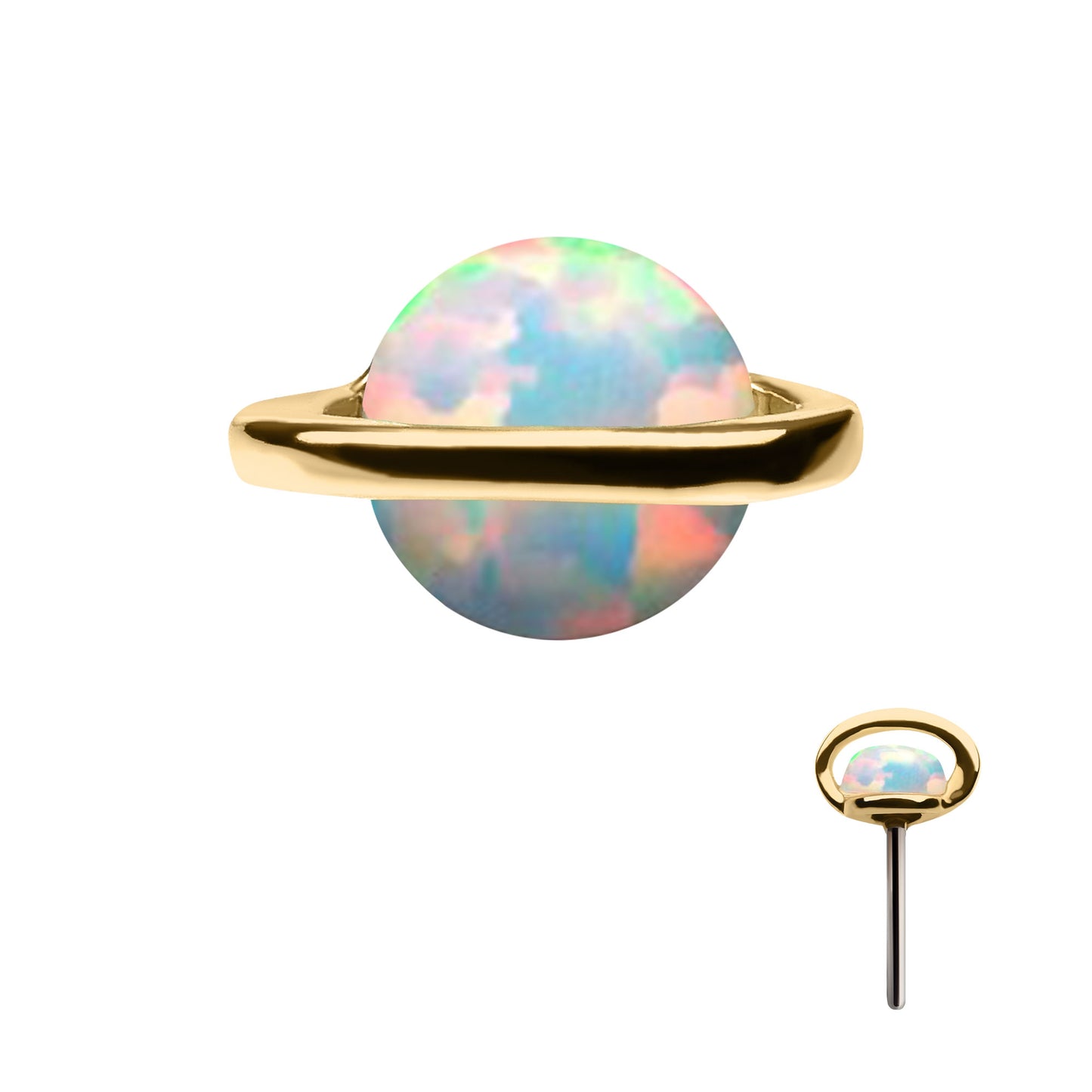 Invictus 14Kt Saturn Top