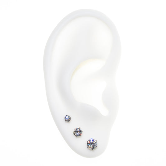 Invictus Prong Set Earring (Pair)