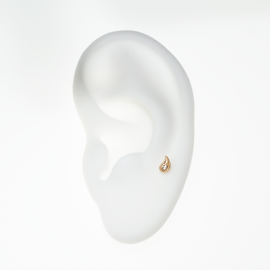 Invictus 14Kt Gold Paisley Pattern