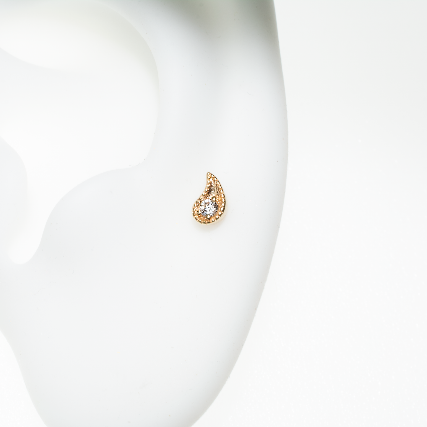 Invictus 14Kt Gold Paisley Pattern